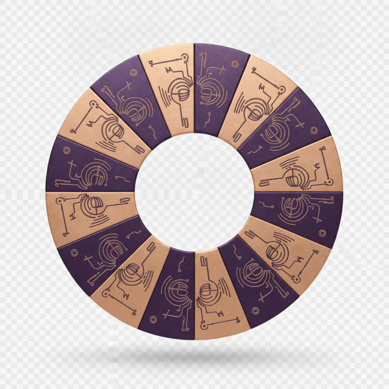Broadcast dial roulette wheel